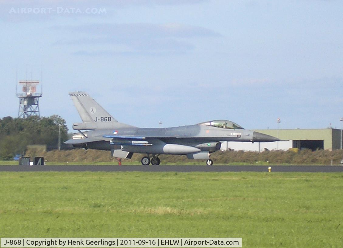 J-868, Fokker F-16AM Fighting Falcon C/N 6D-85, Dutch AF ,  Dutch Air Force Open Day at Leeuwarden AFB