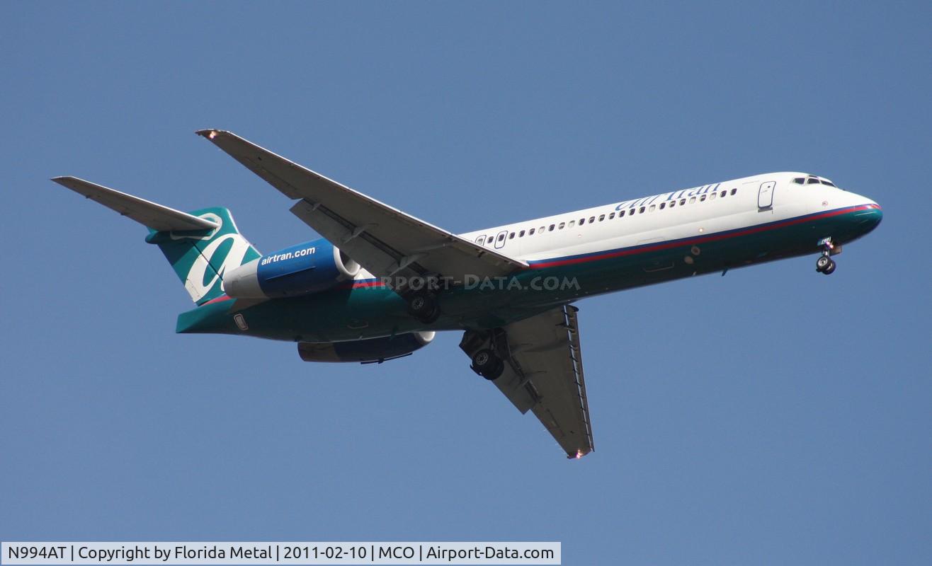 N994AT, 2002 Boeing 717-200 C/N 55138, Air Tran 717