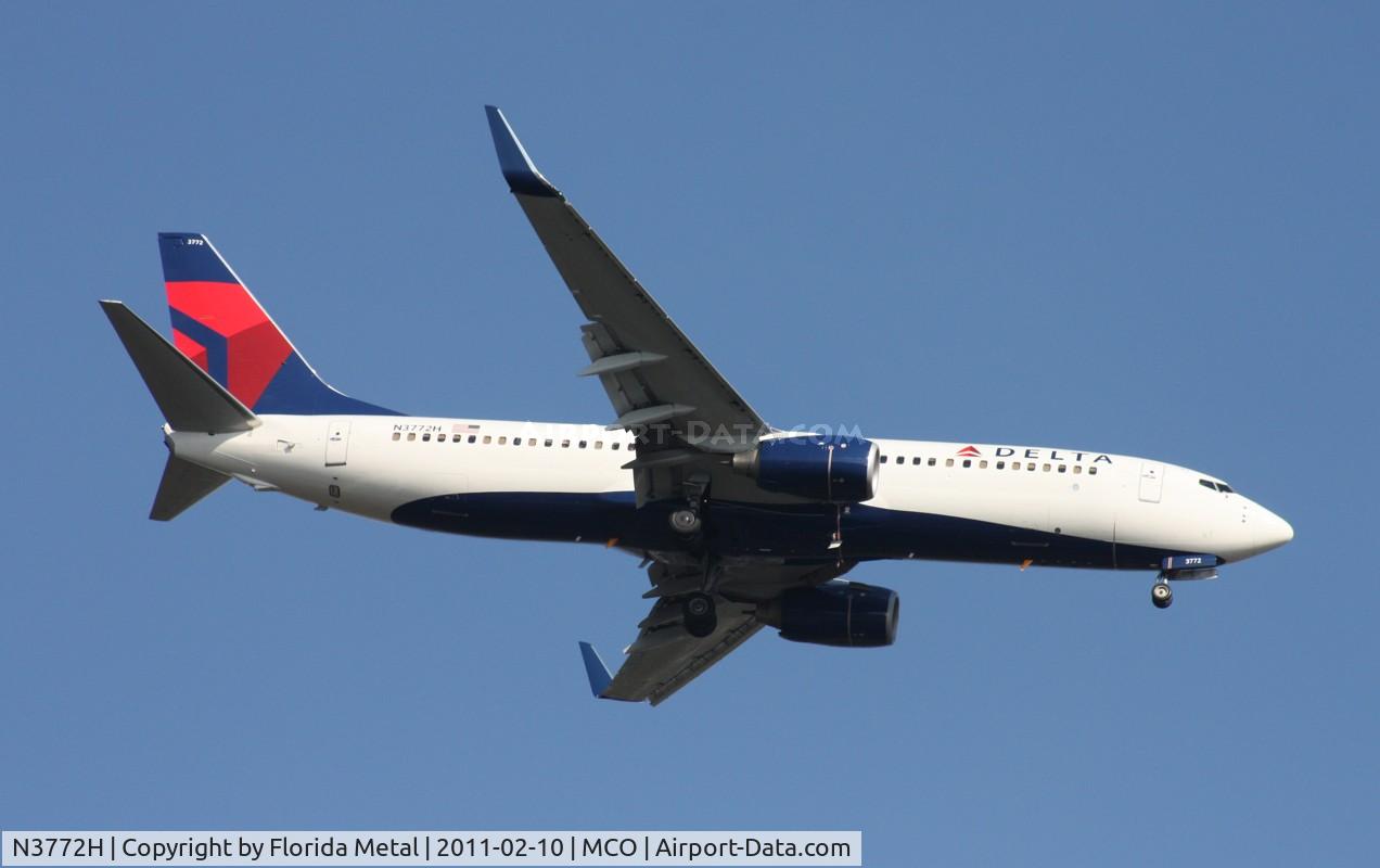 N3772H, 2010 Boeing 737-832 C/N 30823, Delta 737-800