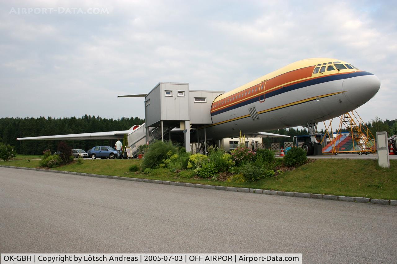 OK-GBH, 1976 Ilyushin Il-62M C/N 62404, cnvtd to a Restaurant. Off Airport Heidenreichstein, Austria.