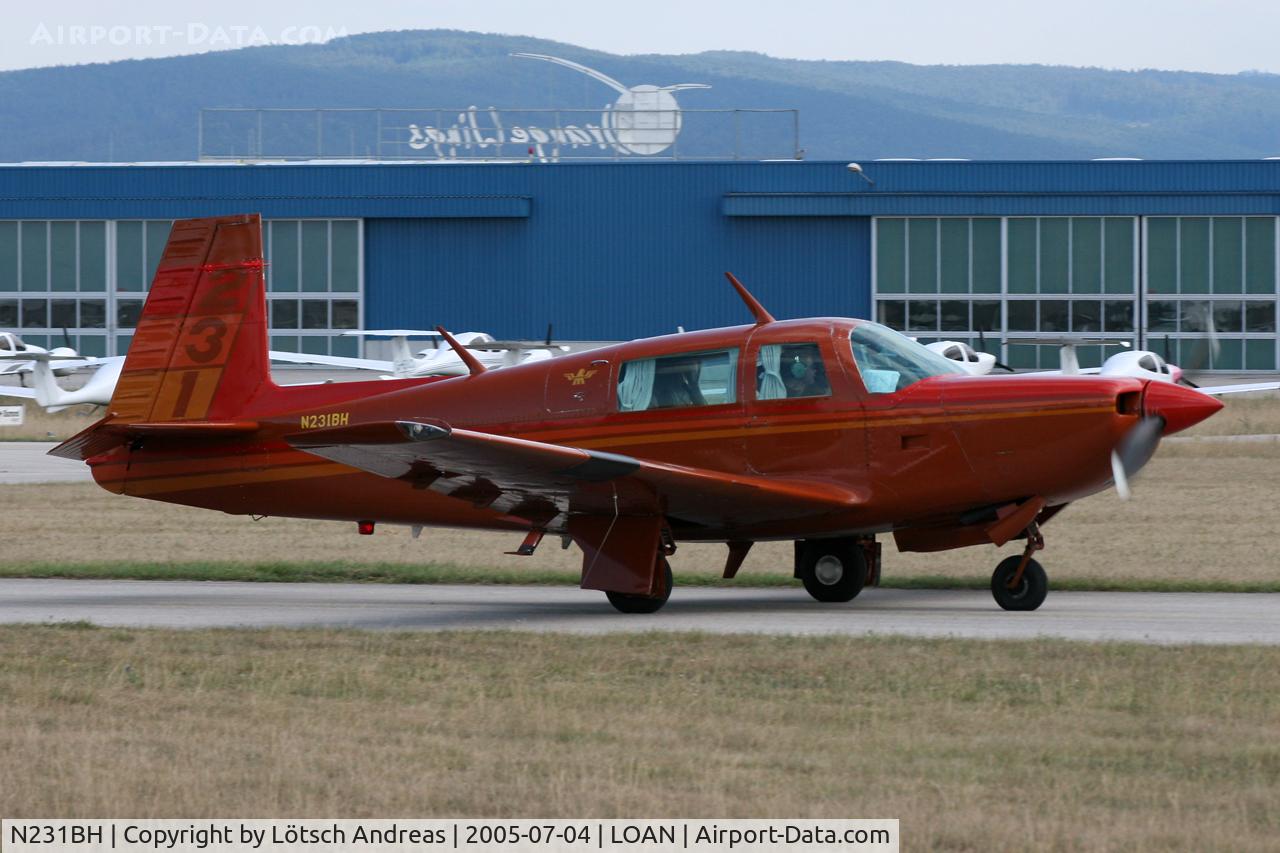 N231BH, 1981 Mooney M20K C/N 25-0579, Wiener Neustadt OST