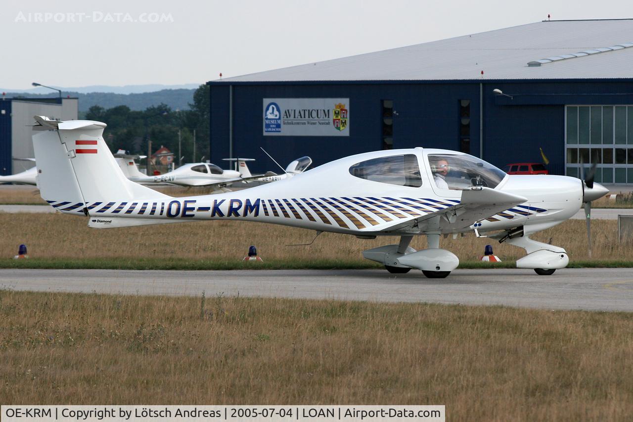 OE-KRM, 2004 Diamond DA-40D Diamond Star C/N D4.090, Wiener Neustadt OST