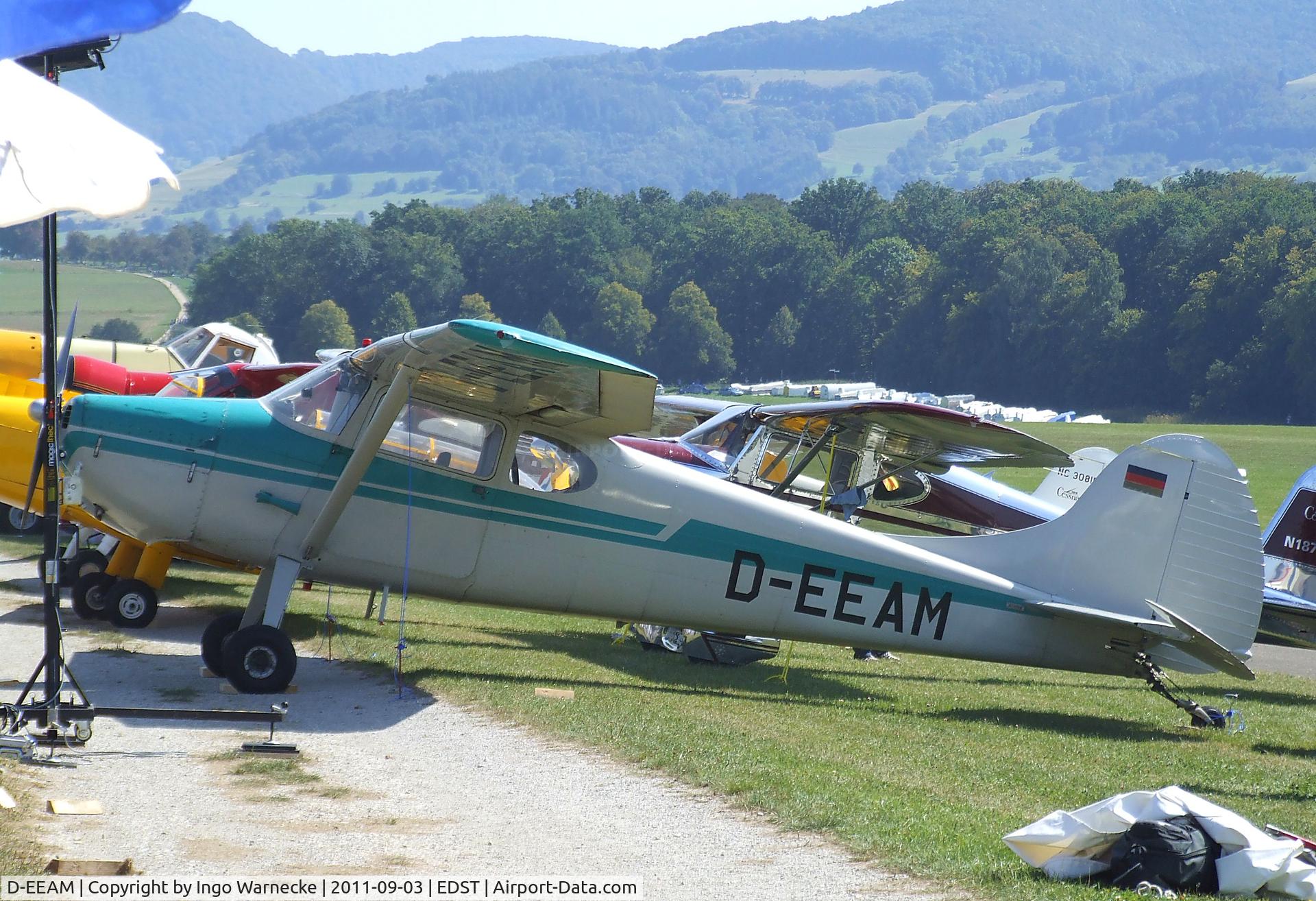 D-EEAM, 1952 Cessna 170B C/N 25080, Cessna 170B at the 2011 Hahnweide Fly-in, Kirchheim unter Teck airfield