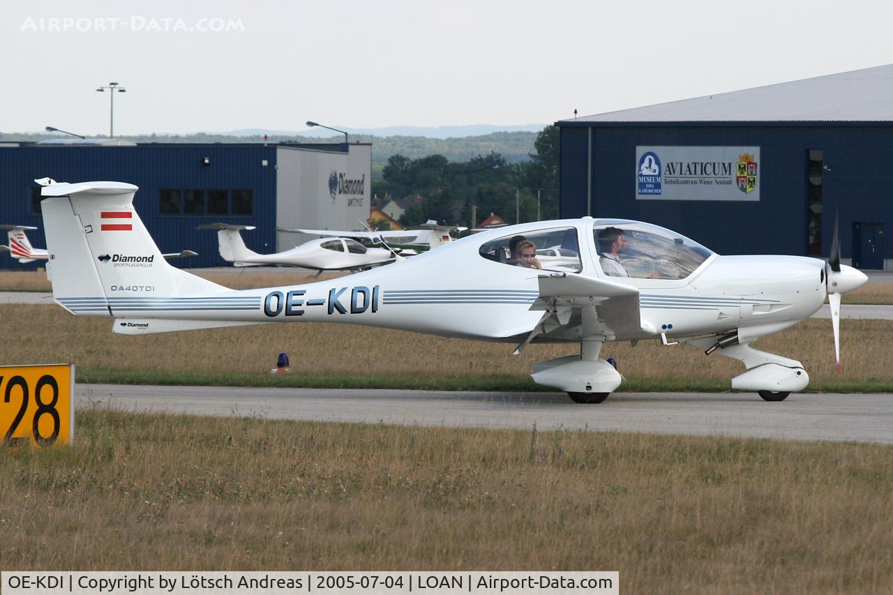 OE-KDI, 2003 Diamond DA-40D Diamond Star C/N D4.020, Wiener Neustadt OST