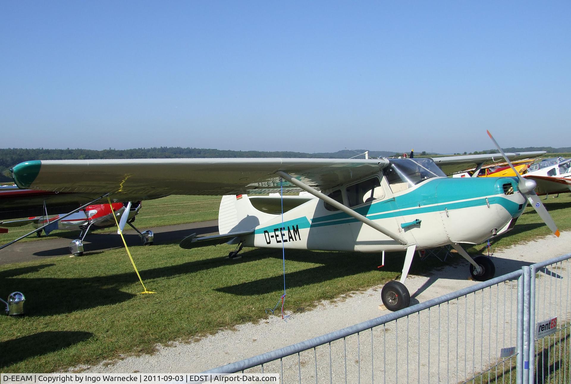 D-EEAM, 1952 Cessna 170B C/N 25080, Cessna 170B at the 2011 Hahnweide Fly-in, Kirchheim unter Teck airfield