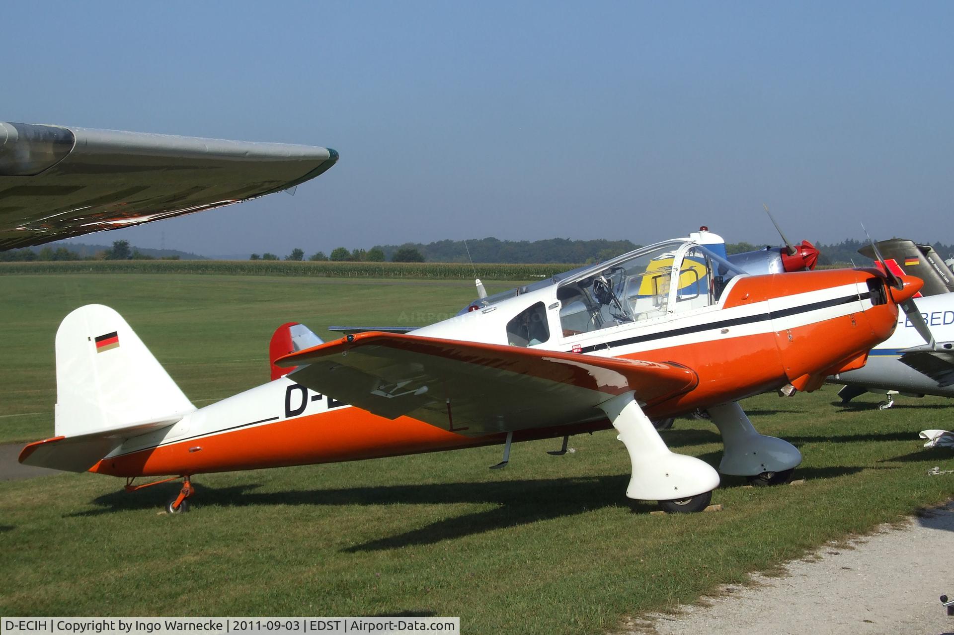 D-ECIH, 1959 Klemm Kl-107C C/N 128, Klemm Kl 107C at the 2011 Hahnweide Fly-in, Kirchheim unter Teck airfield