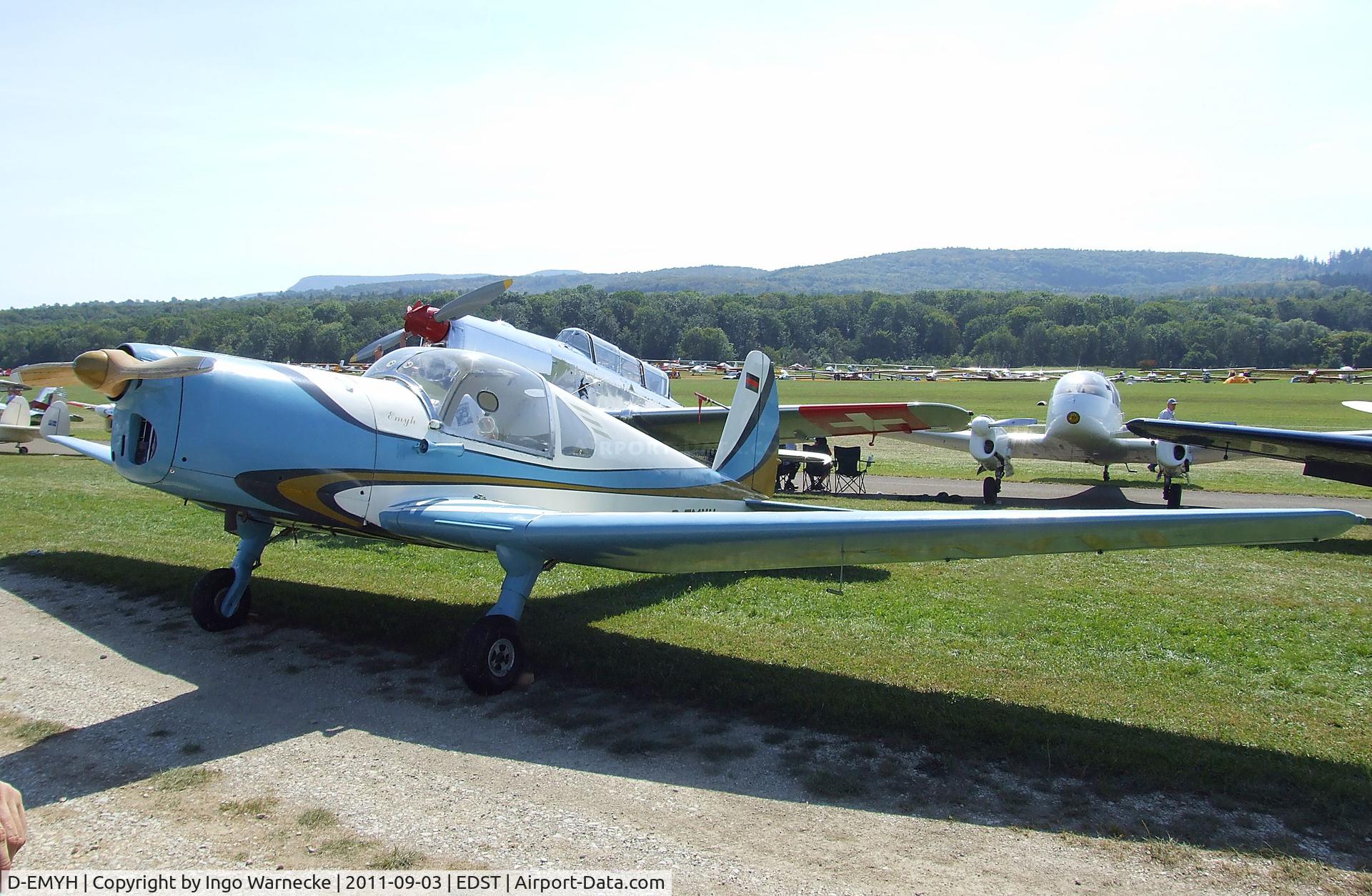 D-EMYH, 1949 Benes-Mraz M-1D Sokol C/N 350, Benes-Mraz M.1D Sokol at the 2011 Hahnweide Fly-in, Kirchheim unter Teck airfield