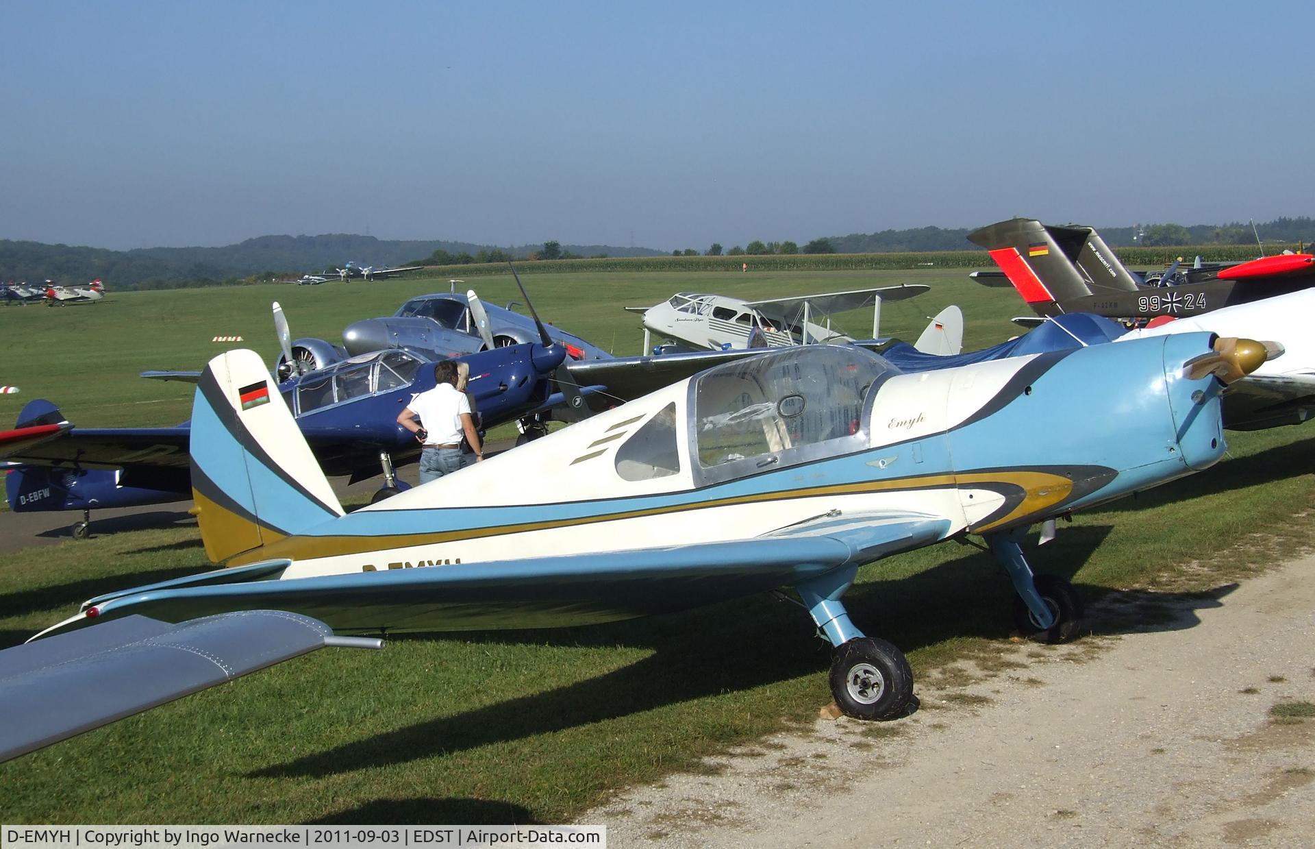 D-EMYH, 1949 Benes-Mraz M-1D Sokol C/N 350, Benes-Mraz M.1D Sokol at the 2011 Hahnweide Fly-in, Kirchheim unter Teck airfield