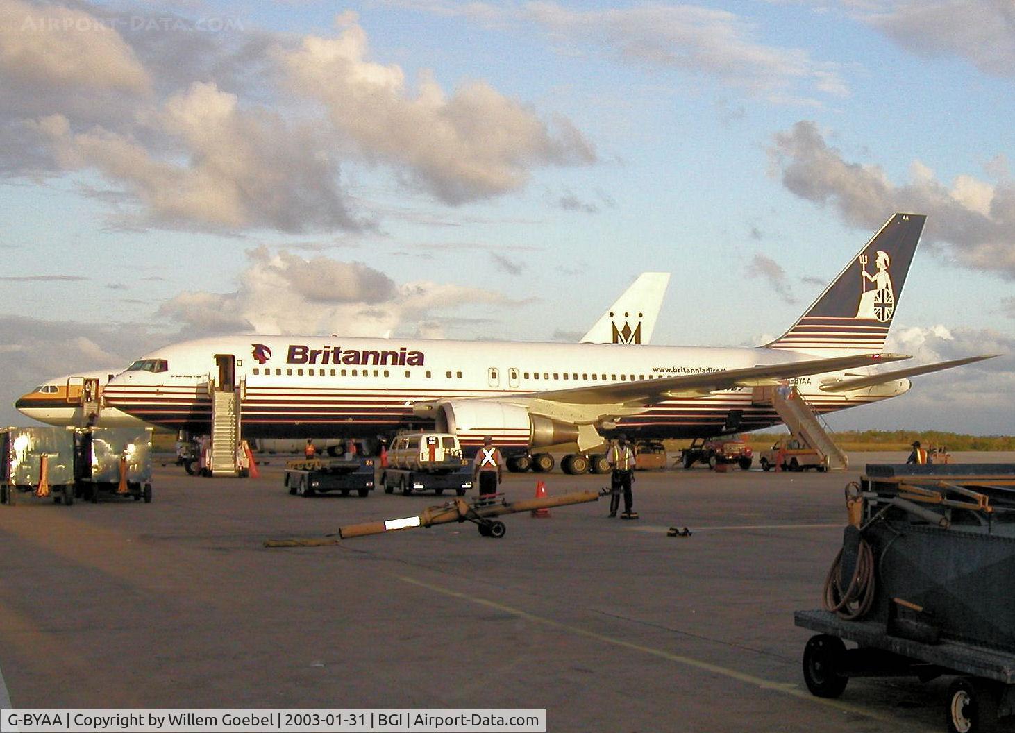 G-BYAA, 1991 Boeing 767-204 C/N 25058, Loading of the passengers