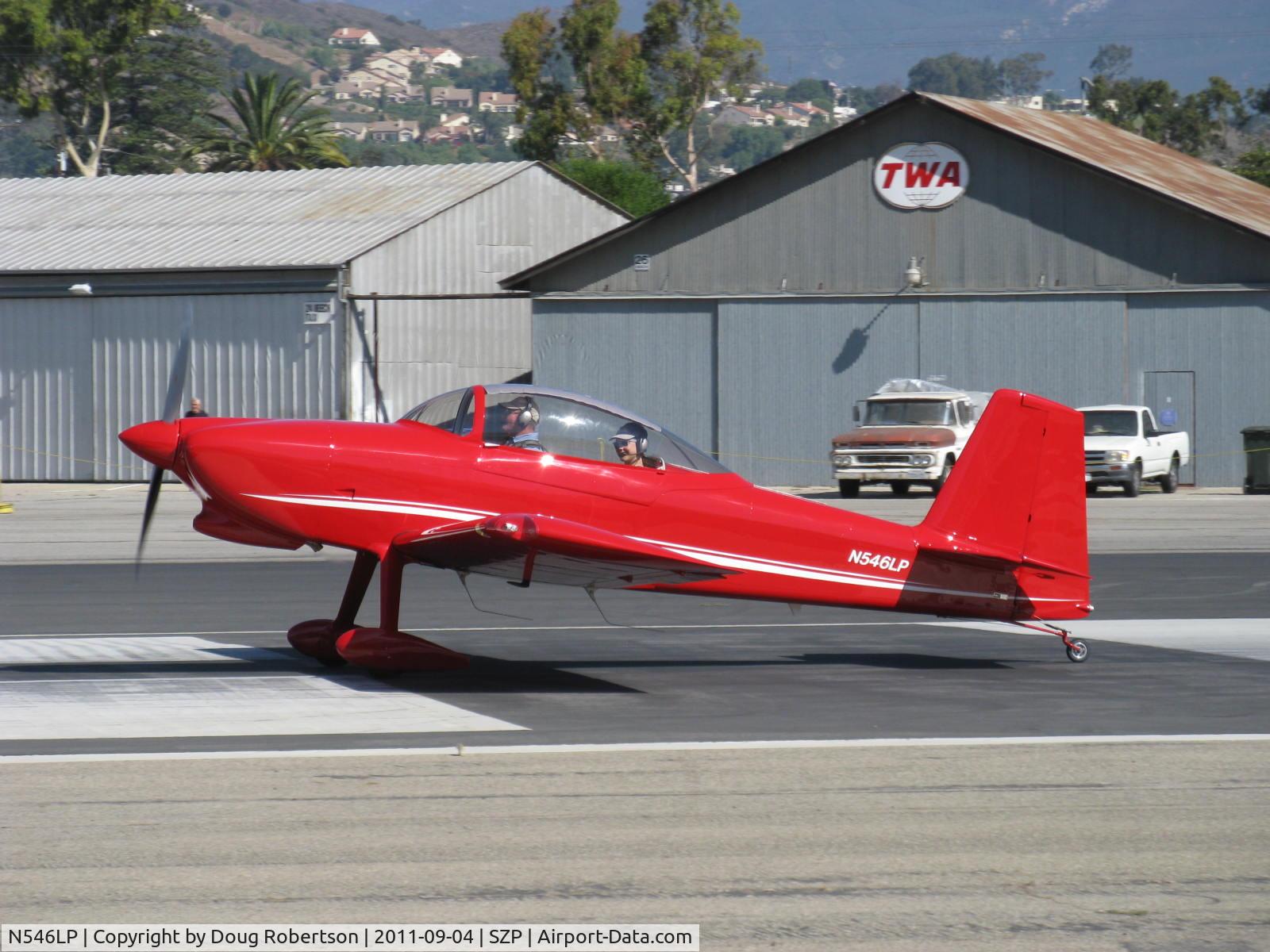 N546LP, Vans RV-8 C/N 82726, 2007 Obrien OBRIEN SPECIAL VAN's RV-8, Lycoming IO-360EXP 180 Hp, takeoff roll Rwy 22