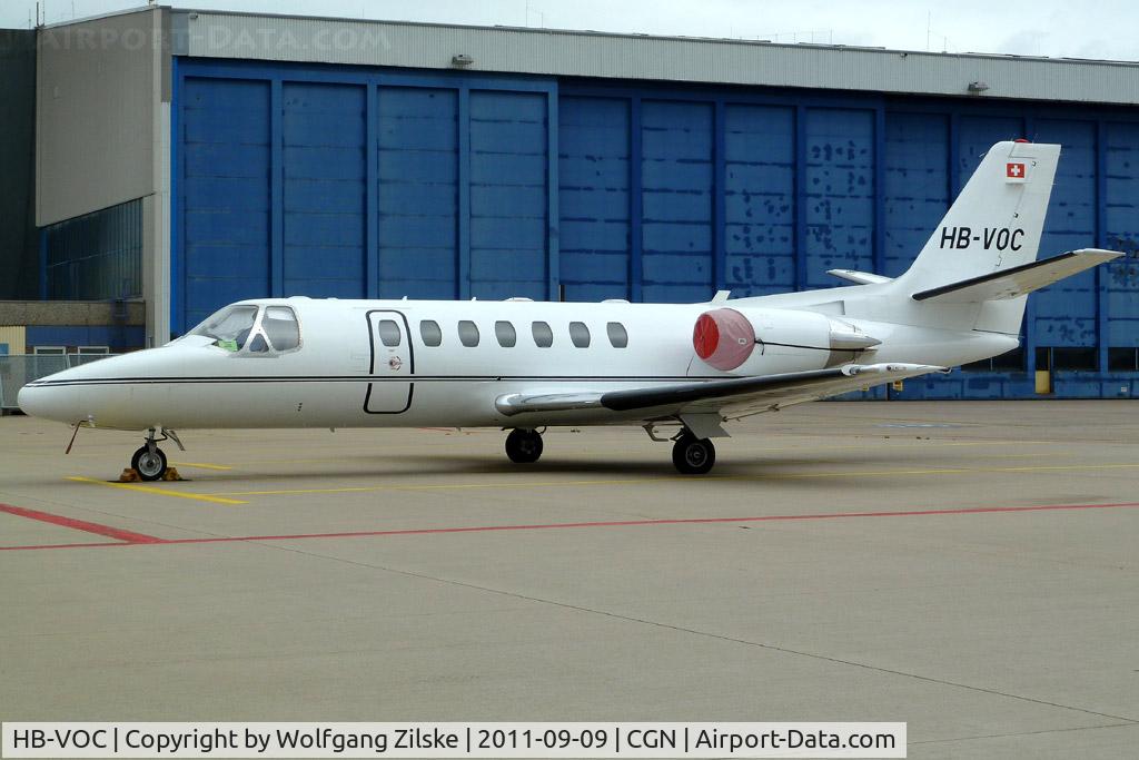 HB-VOC, 1995 Cessna 560 Citation Ultra C/N 560-0301, visitor