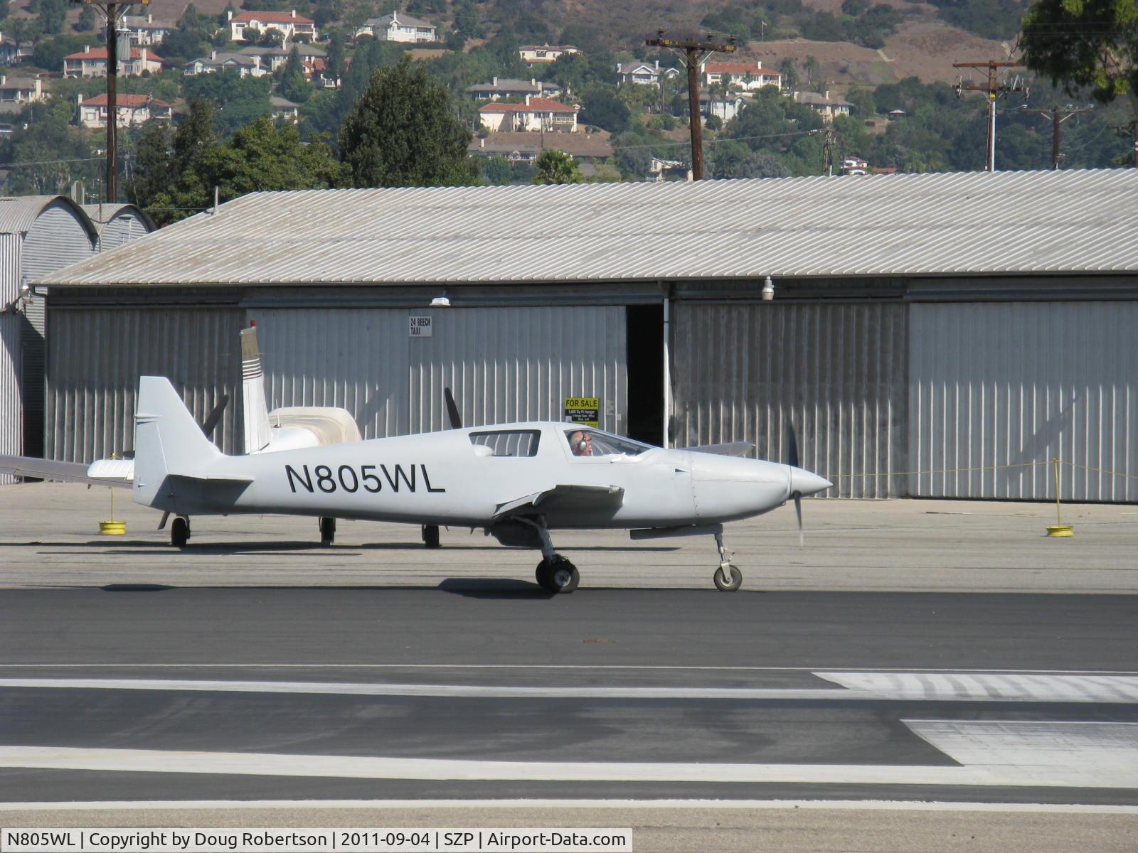 N805WL, 2011 White Lightning WLAC-1 C/N 1, 2011 Dierenfield DIERENFIELD SPECIAL WHITE LIGHTNING, Continental IO-360 200 Hp, taxi