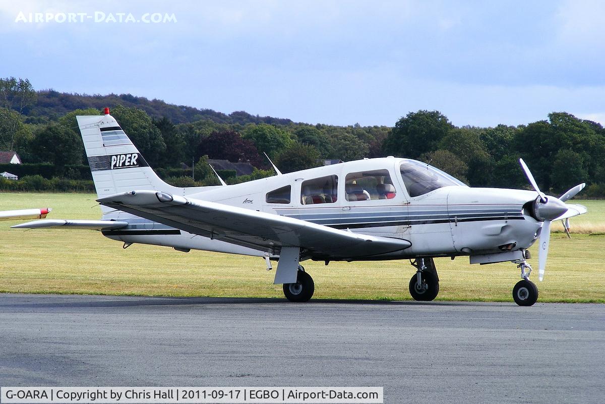 G-OARA, 1988 Piper PA-28R-201 Cherokee Arrow III C/N 2837002, Obmit Ltd