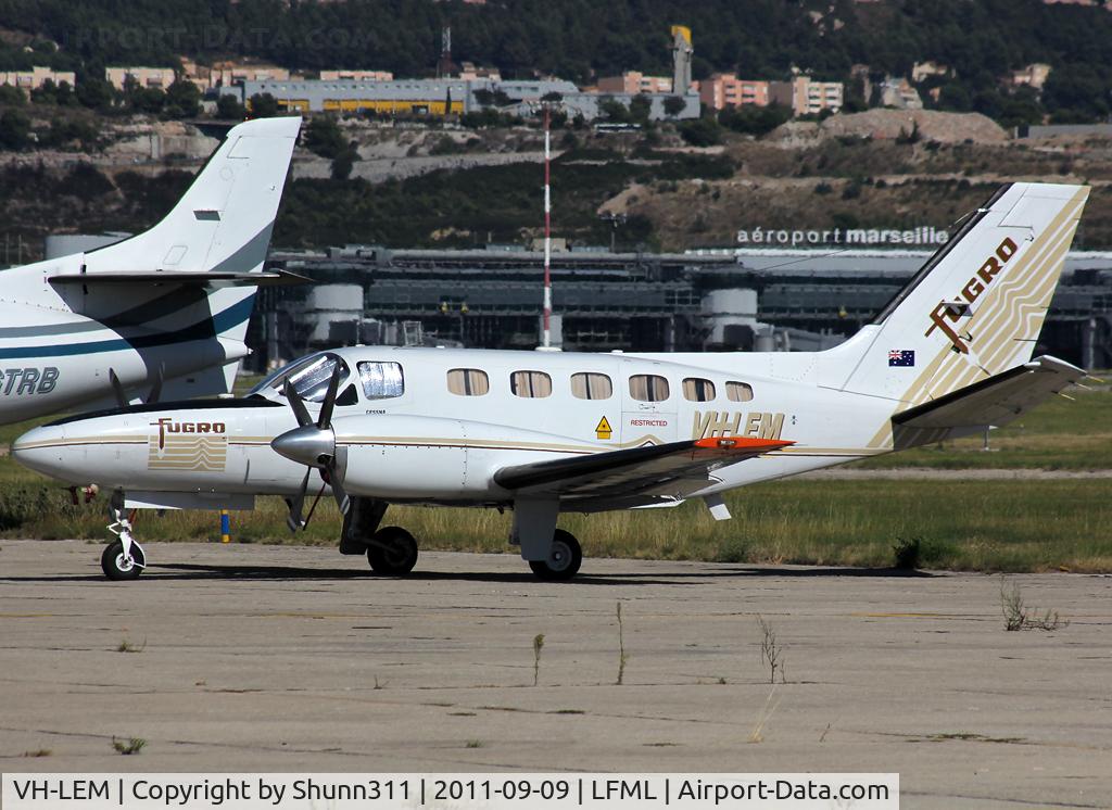 VH-LEM, 1979 Cessna 441 Conquest II C/N 441-0081, Parked...
