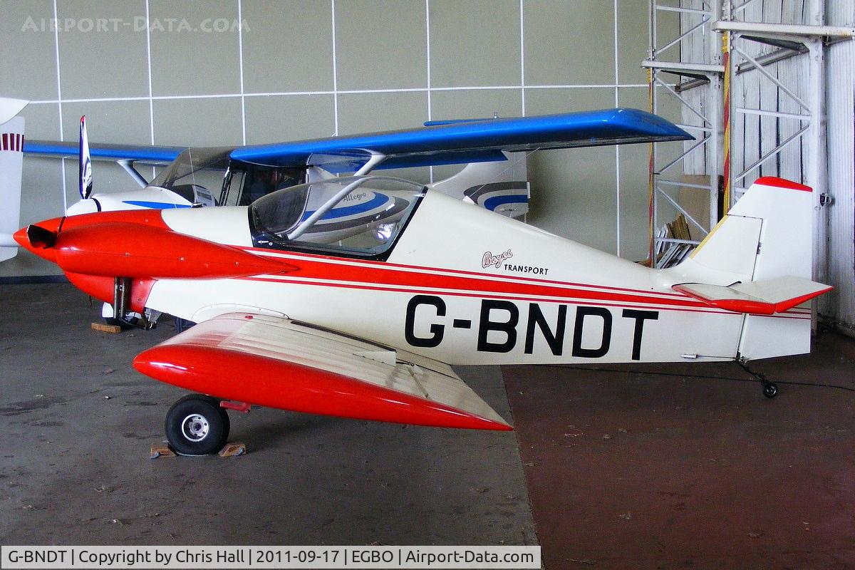 G-BNDT, 1987 Brugger MB-2 Colibri C/N PFA 043-10981, privately owned