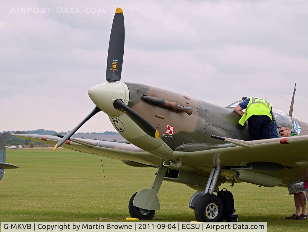 G-MKVB, 1942 Supermarine 349 Spitfire LF.Vb C/N CBAF.2461, SHOT AT DUXFORD