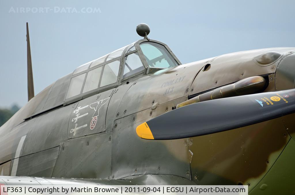 LF363, 1944 Hawker Hurricane IIC C/N 41H/469290, COCKPIT CLOSE UP
