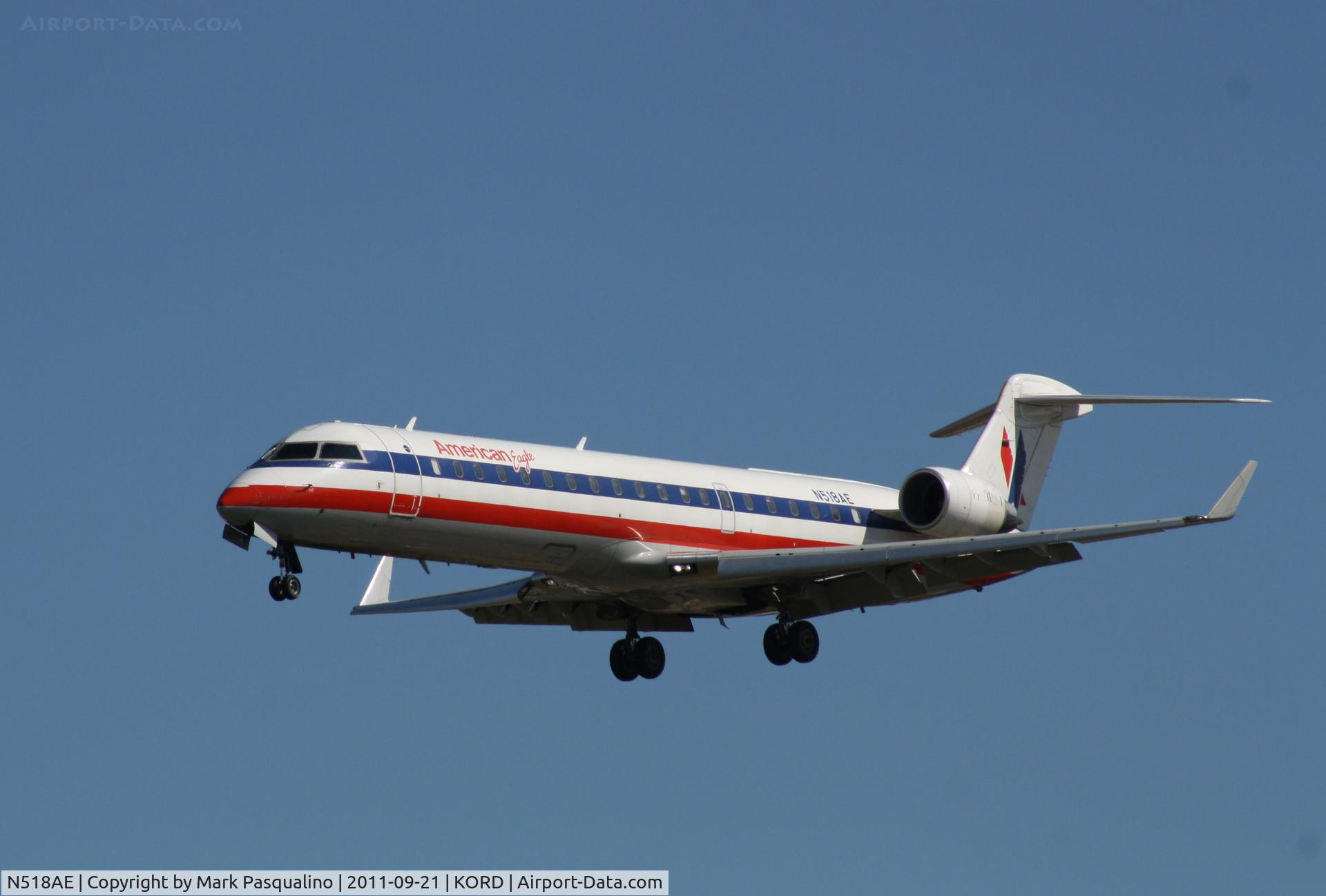 N518AE, 2003 Bombardier CRJ-701ER (CL-600-2C10) Regional Jet C/N 10126, CL-600-2C10
