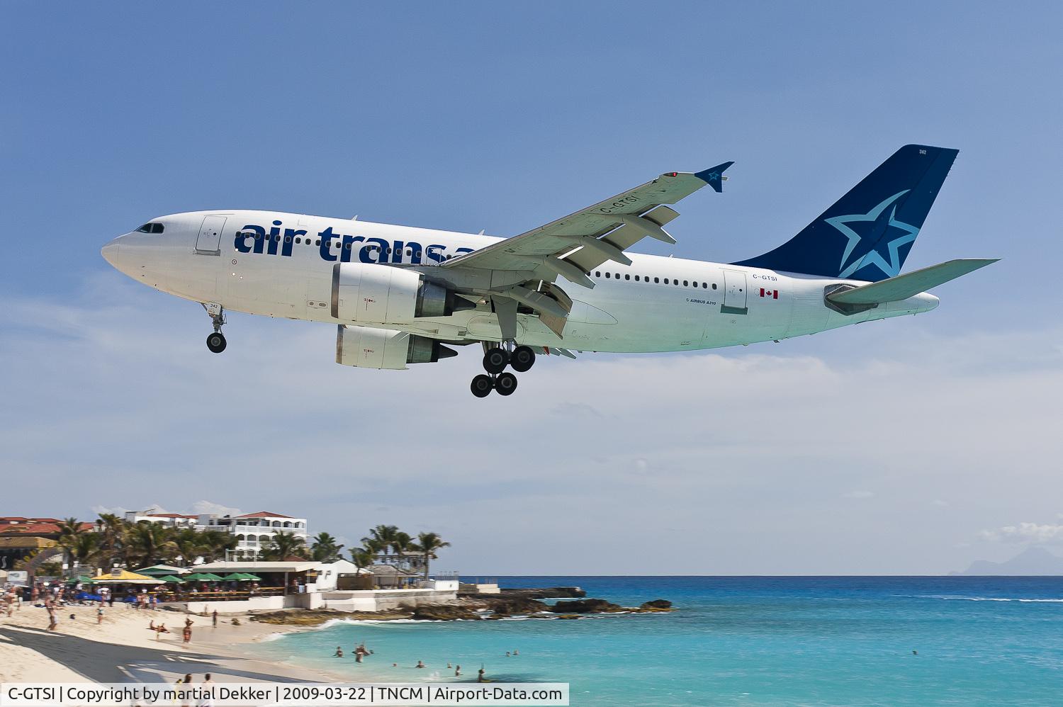 C-GTSI, 1991 Airbus A310-308 C/N 595, landing