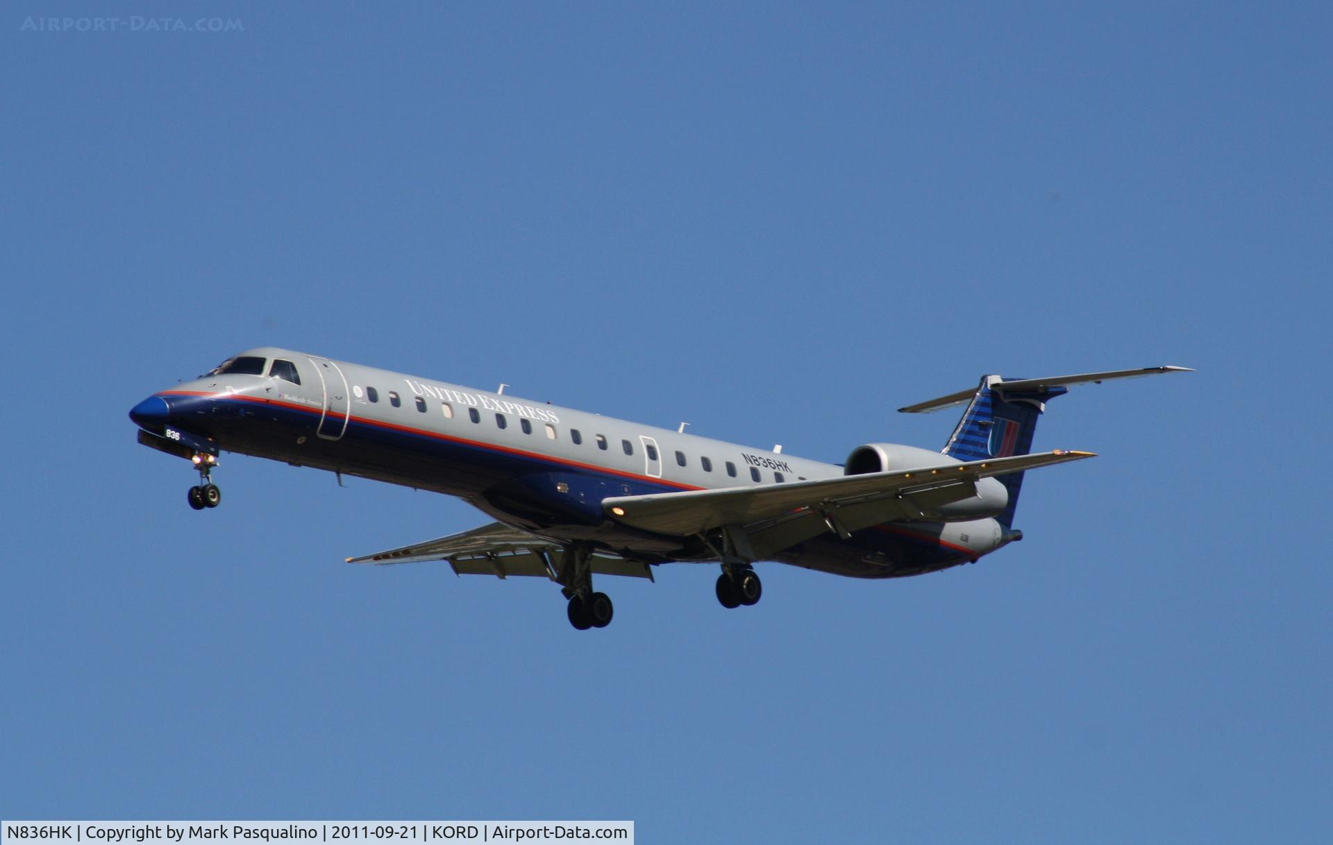 N836HK, 2003 Embraer ERJ-145LR (EMB-145LR) C/N 145695, EMB-145LR