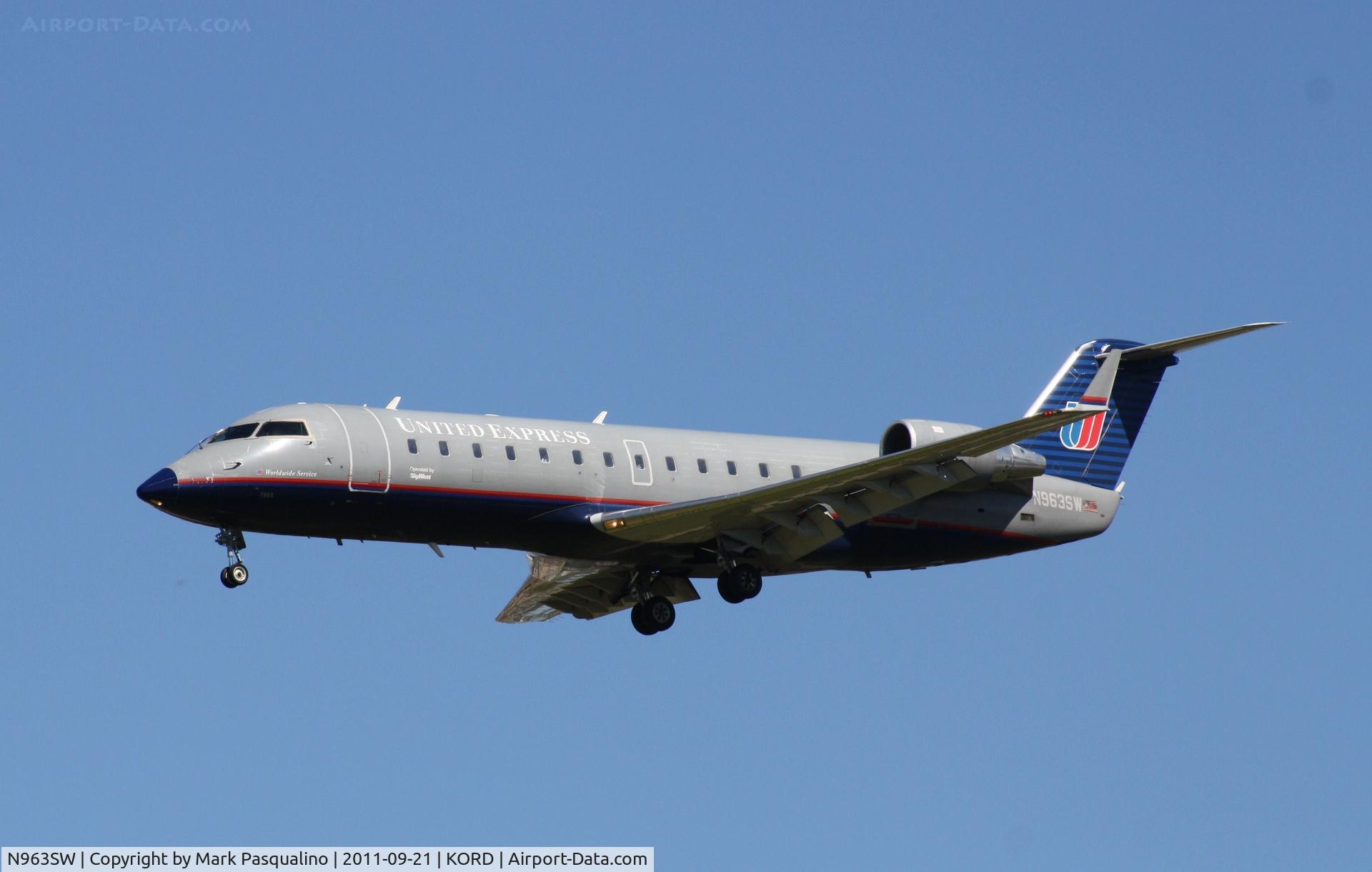 N963SW, 2003 Bombardier CRJ-200LR (CL-600-2B19) C/N 7865, CL-600-2B19