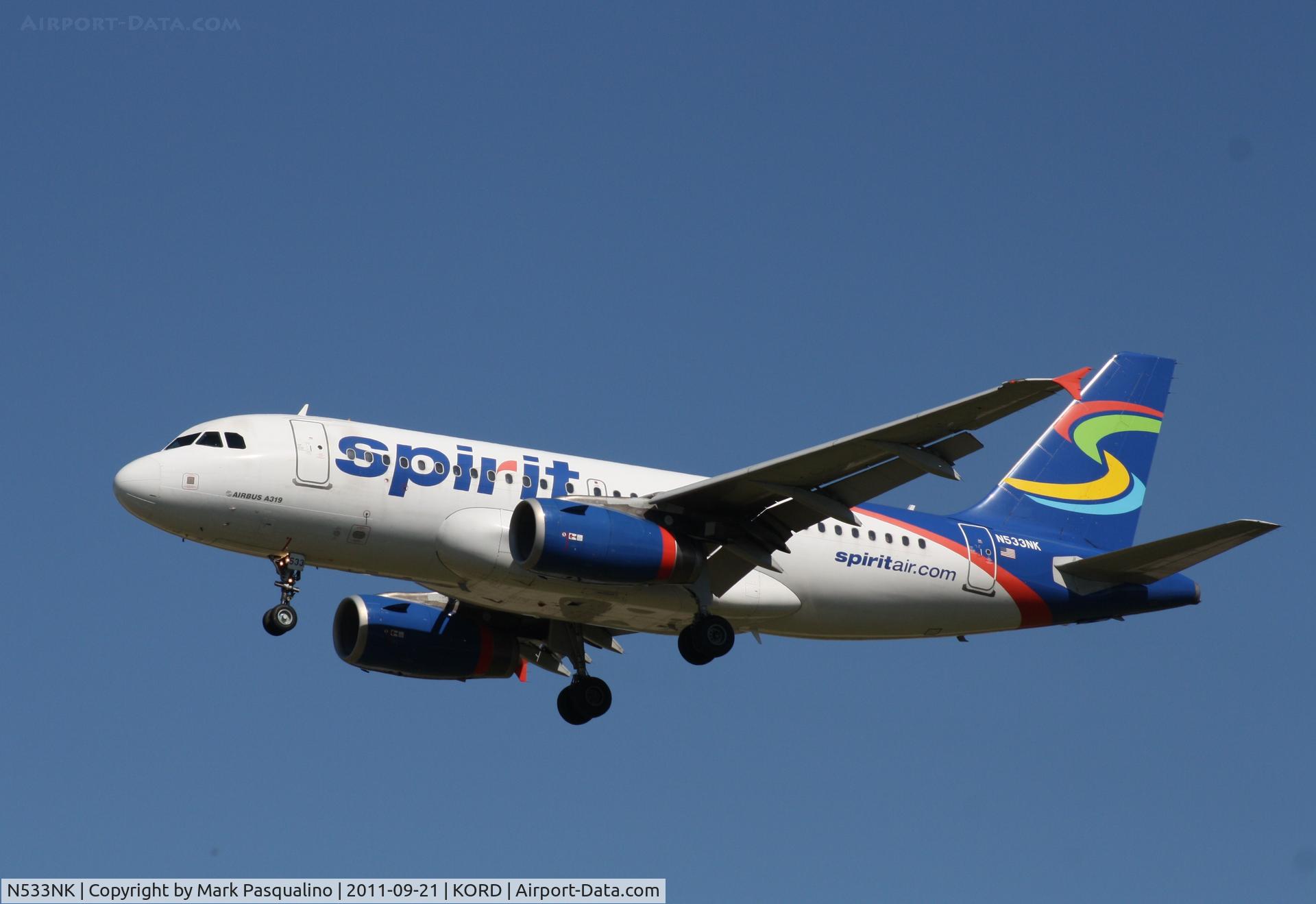 N533NK, 2008 Airbus A319-132 C/N 3393, Airbus A319