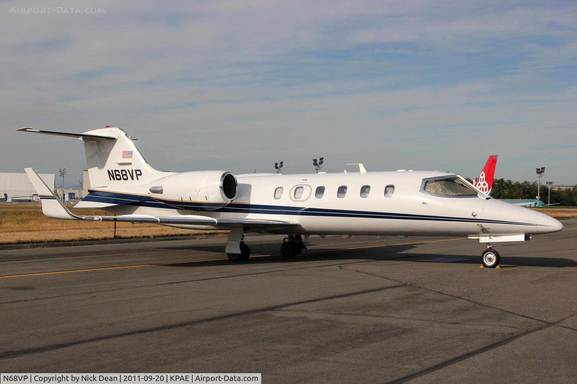 N68VP, Learjet Inc 31A C/N 232, KPAE/PAE