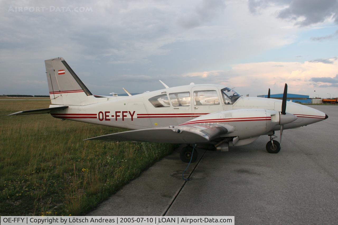 OE-FFY, 1974 Piper PA-23-250 Aztec E C/N 27-7405365, Wiener Neustadt OST