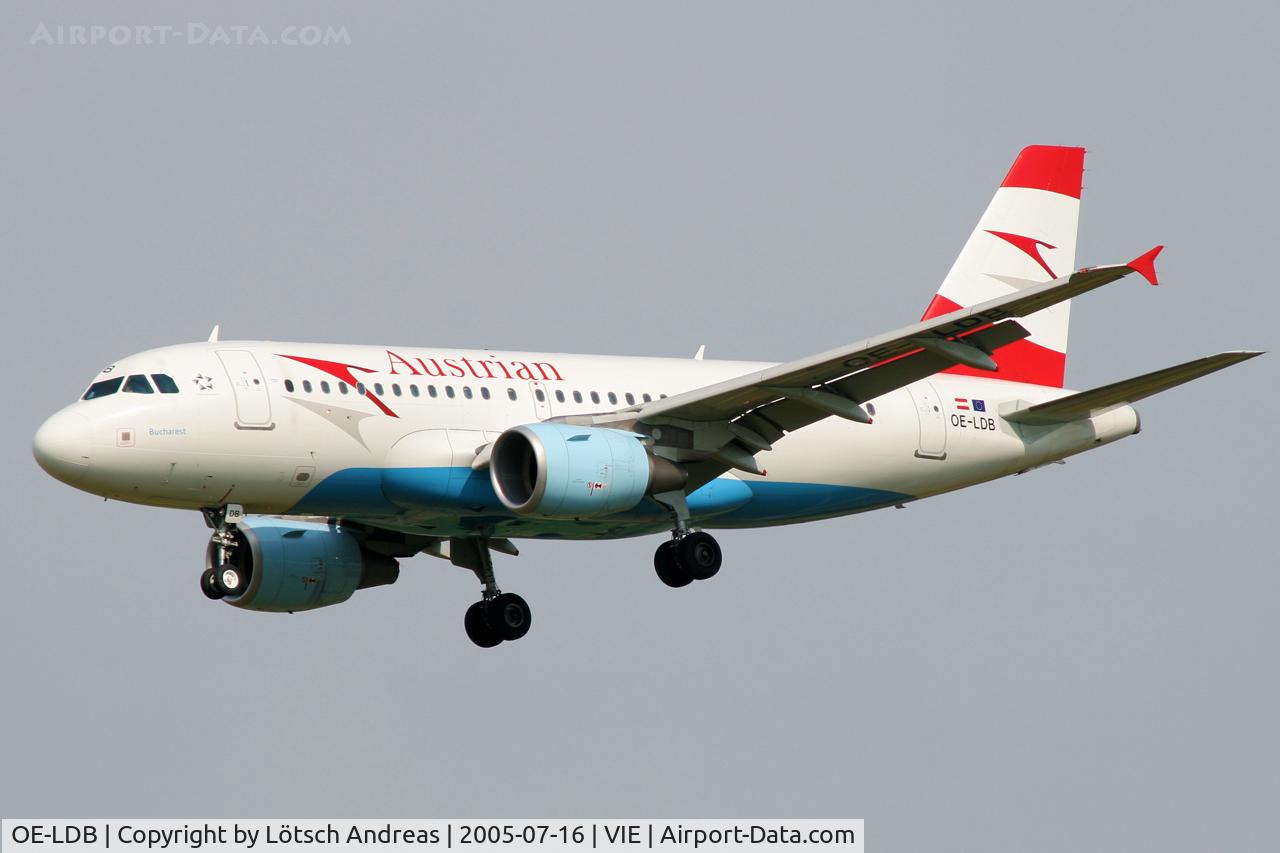OE-LDB, 2004 Airbus A319-112 C/N 2174, named 