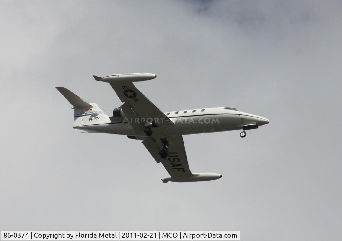 86-0374, 1986 Gates Learjet C-21A C/N 35A-626, C-21A