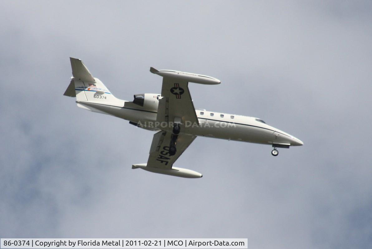 86-0374, 1986 Gates Learjet C-21A C/N 35A-626, C-21A