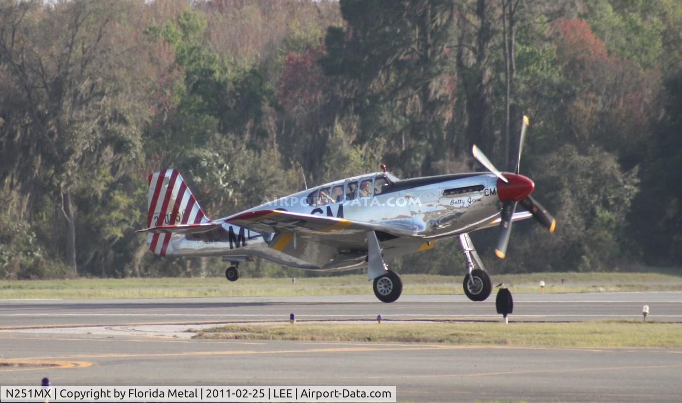 N251MX, 1943 North American P-51C-10 Mustang C/N 103-22730, P-51C
