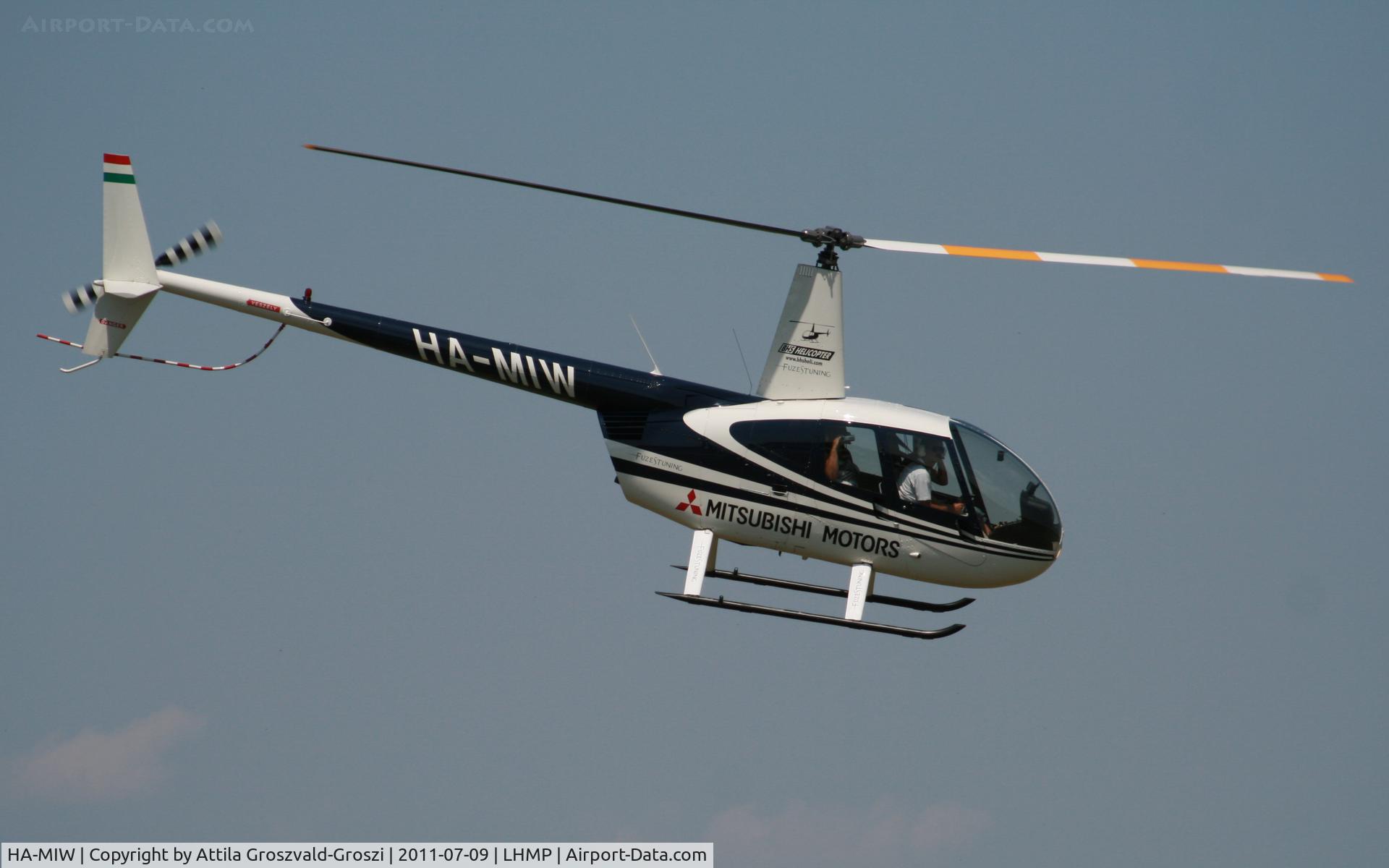 HA-MIW, 1998 Robinson R44 Astro C/N 0543, Matko Airport, Matkopuszta - Hungary