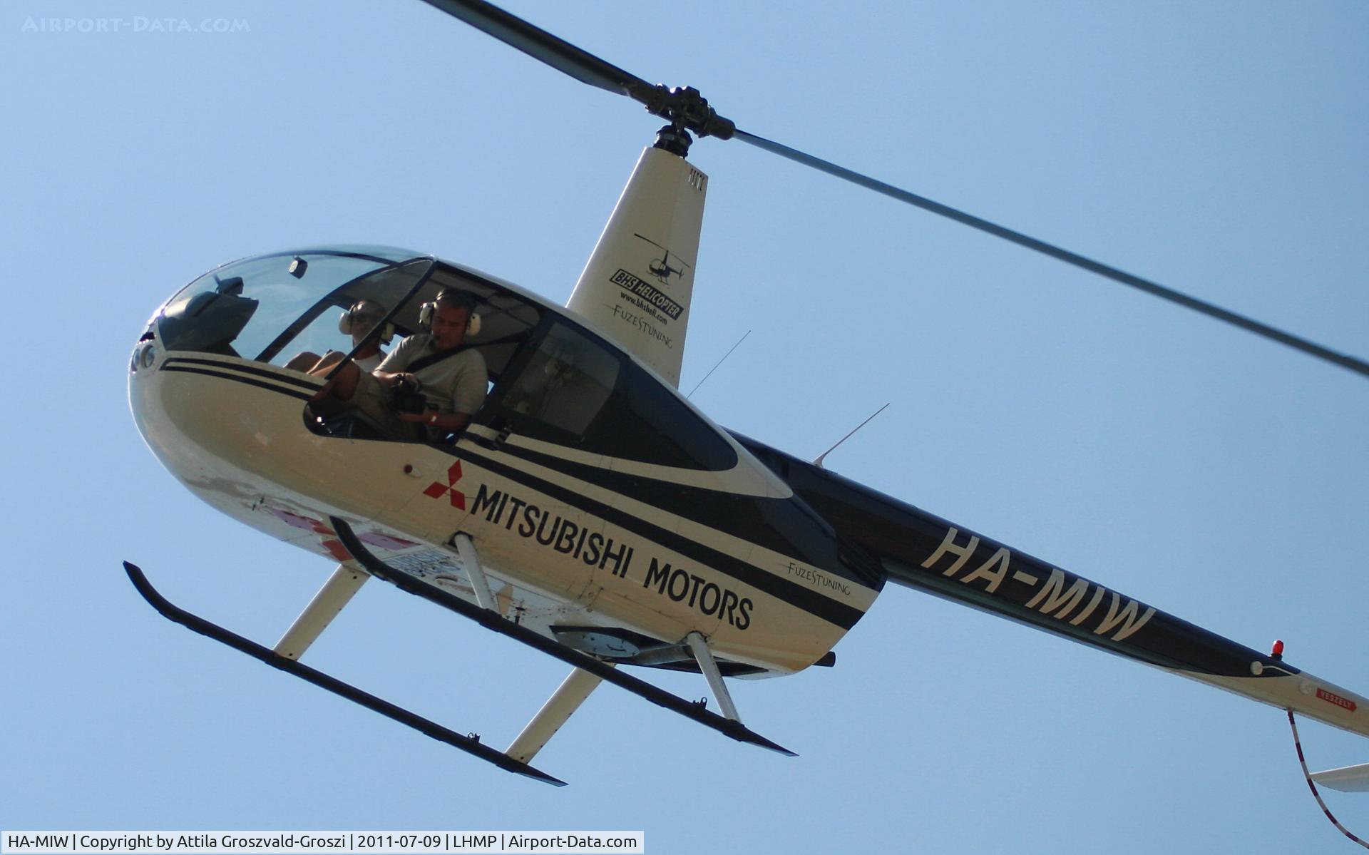 HA-MIW, 1998 Robinson R44 Astro C/N 0543, Matko Airport, Matkopuszta - Hungary
