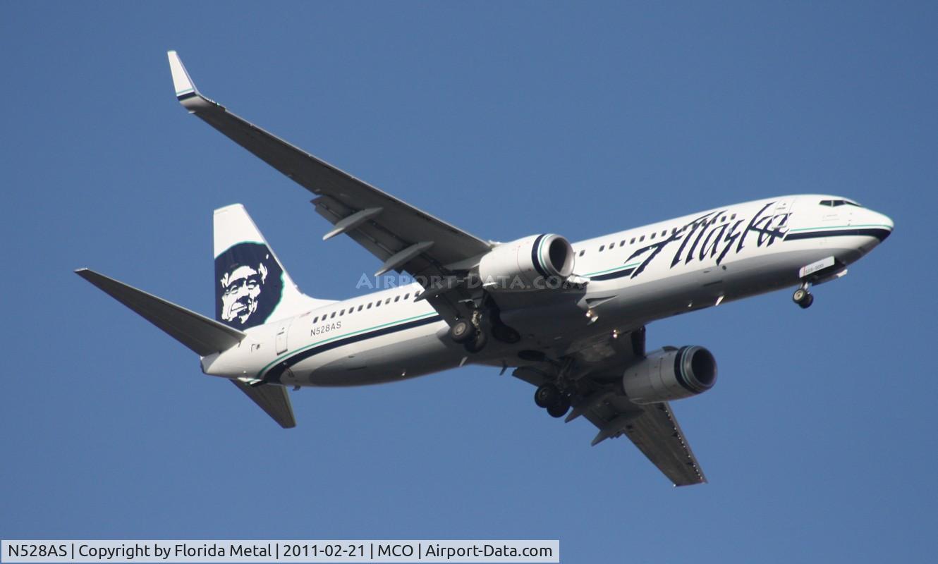 N528AS, 2009 Boeing 737-890 C/N 35695, Alaska 737-800
