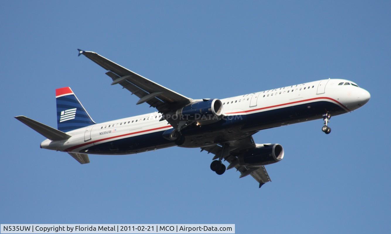 N535UW, 2009 Airbus A321-231 C/N 3993, US Airways A321