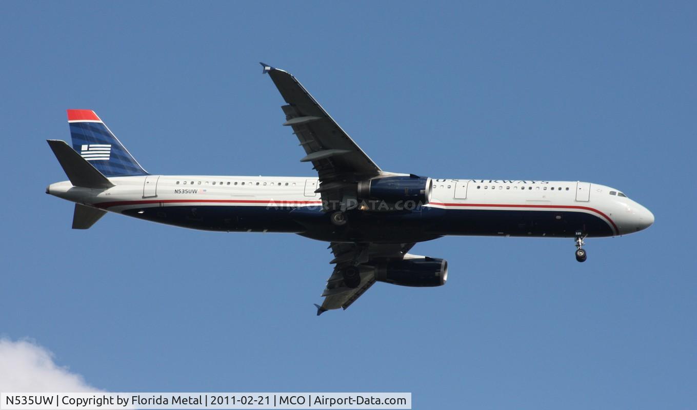 N535UW, 2009 Airbus A321-231 C/N 3993, US Airways A321