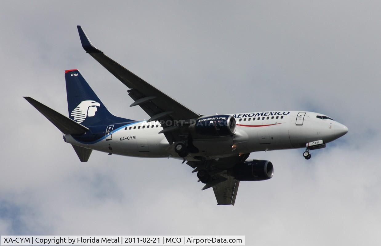 XA-CYM, 2007 Boeing 737-752 C/N 35124, Aeromexico 737