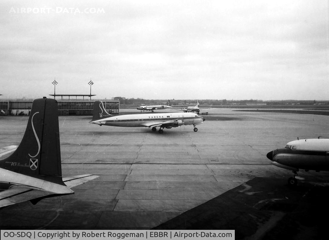 OO-SDQ, 1955 Douglas DC-6B C/N 44695, Late 1950's.