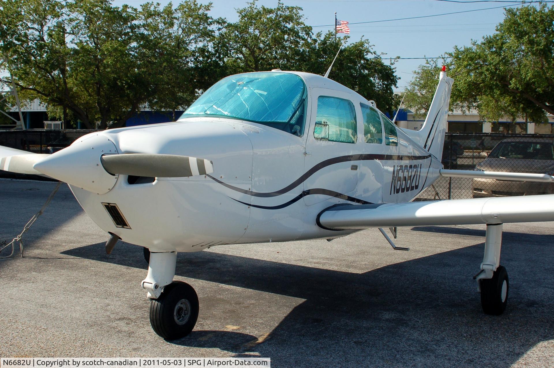N6682U, 1983 Beech C23 Sundowner 180 C/N M-2389, 1983 Beech C23 Sundowner N6682U at Albert Whitted Airport, St. Petersburg, FL