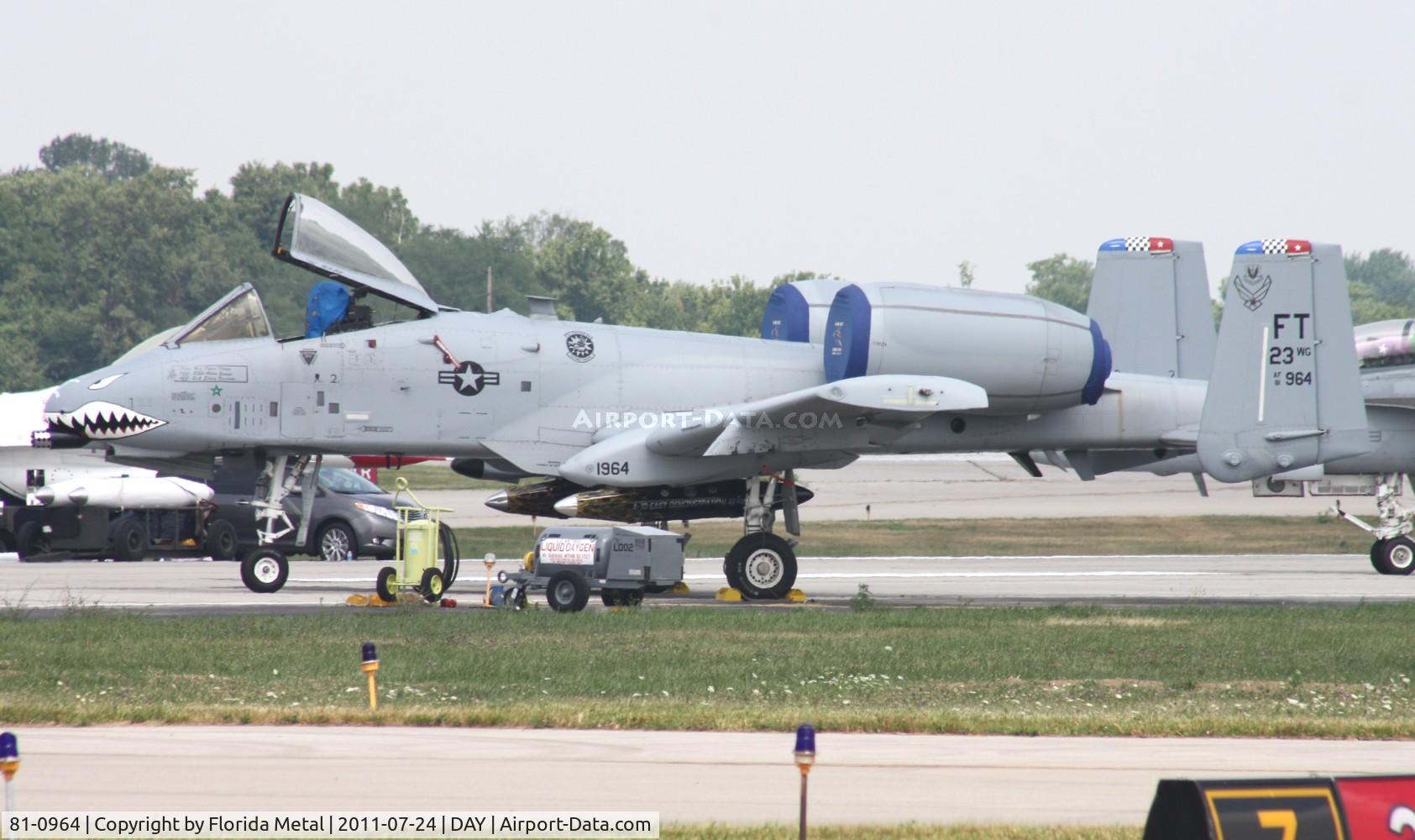 81-0964, 1981 Fairchild Republic A-10A Thunderbolt II C/N A10-0659, The other half of the A-10 demo team, the one that didn't go up