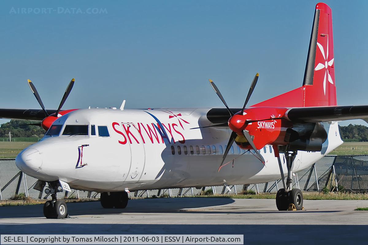 SE-LEL, 1987 Fokker 50 C/N 20110, 