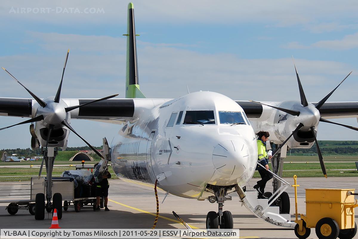 YL-BAA, 1988 Fokker 50 C/N 20120, 