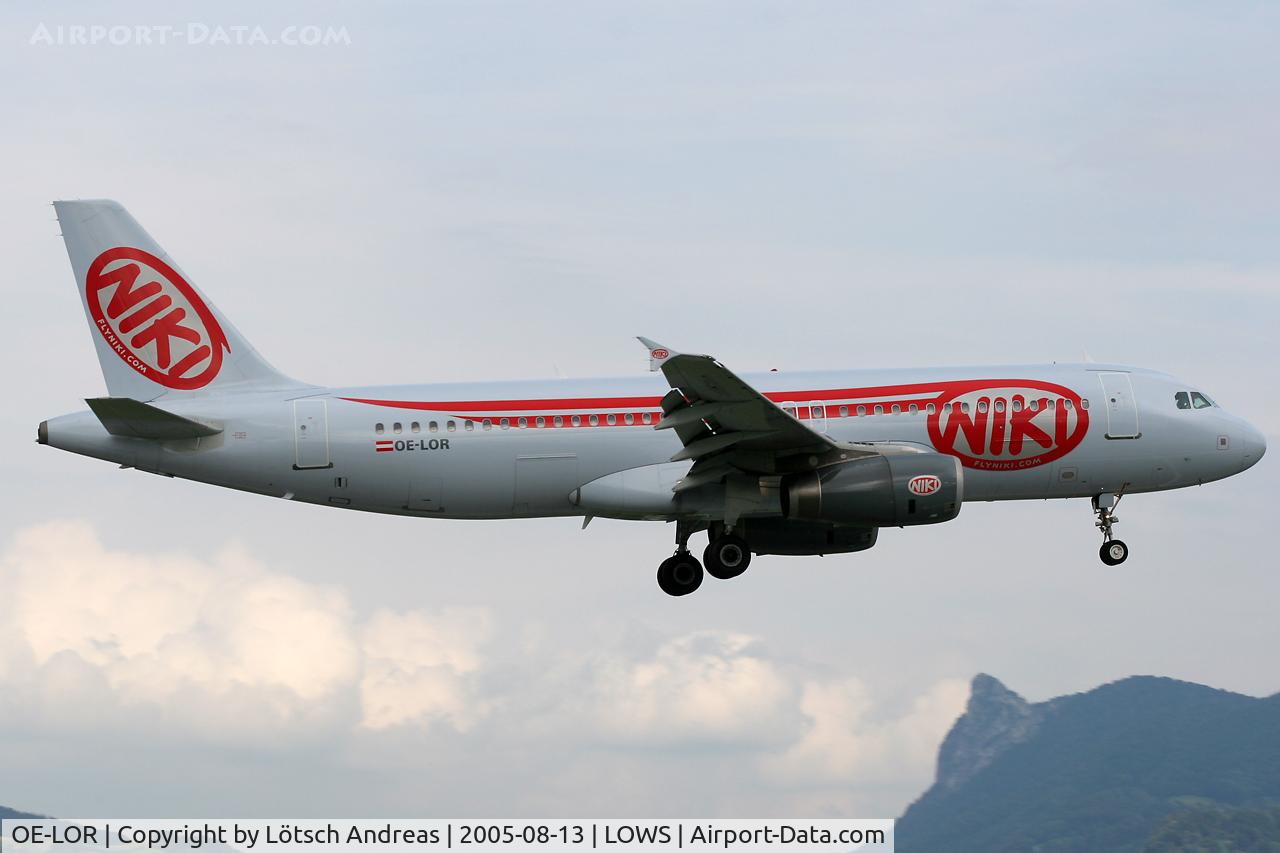 OE-LOR, 2001 Airbus A320-232 C/N 1459, approach