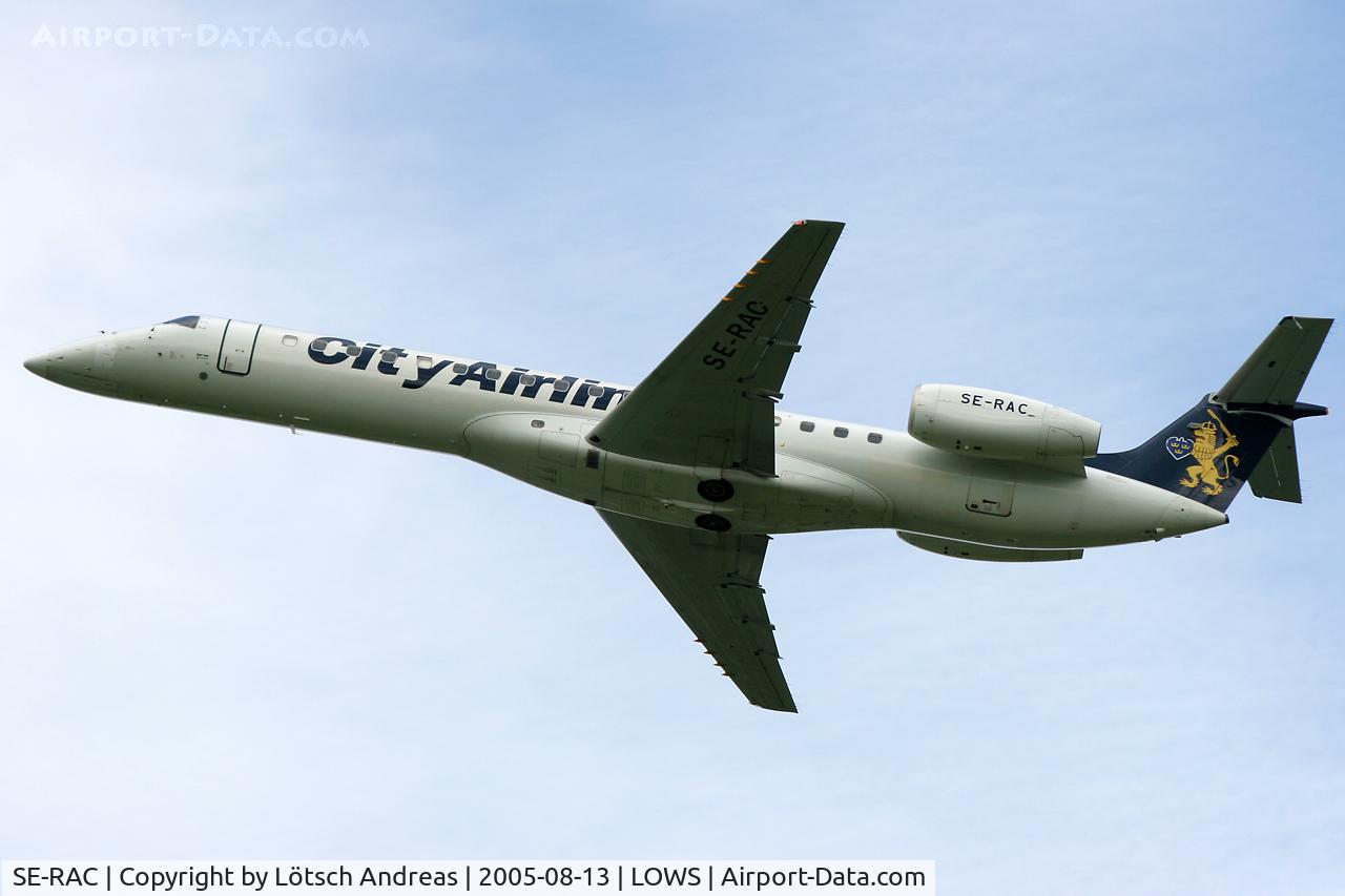 SE-RAC, 1998 Embraer ERJ-145LR (EMB-145LR) C/N 145098, take off