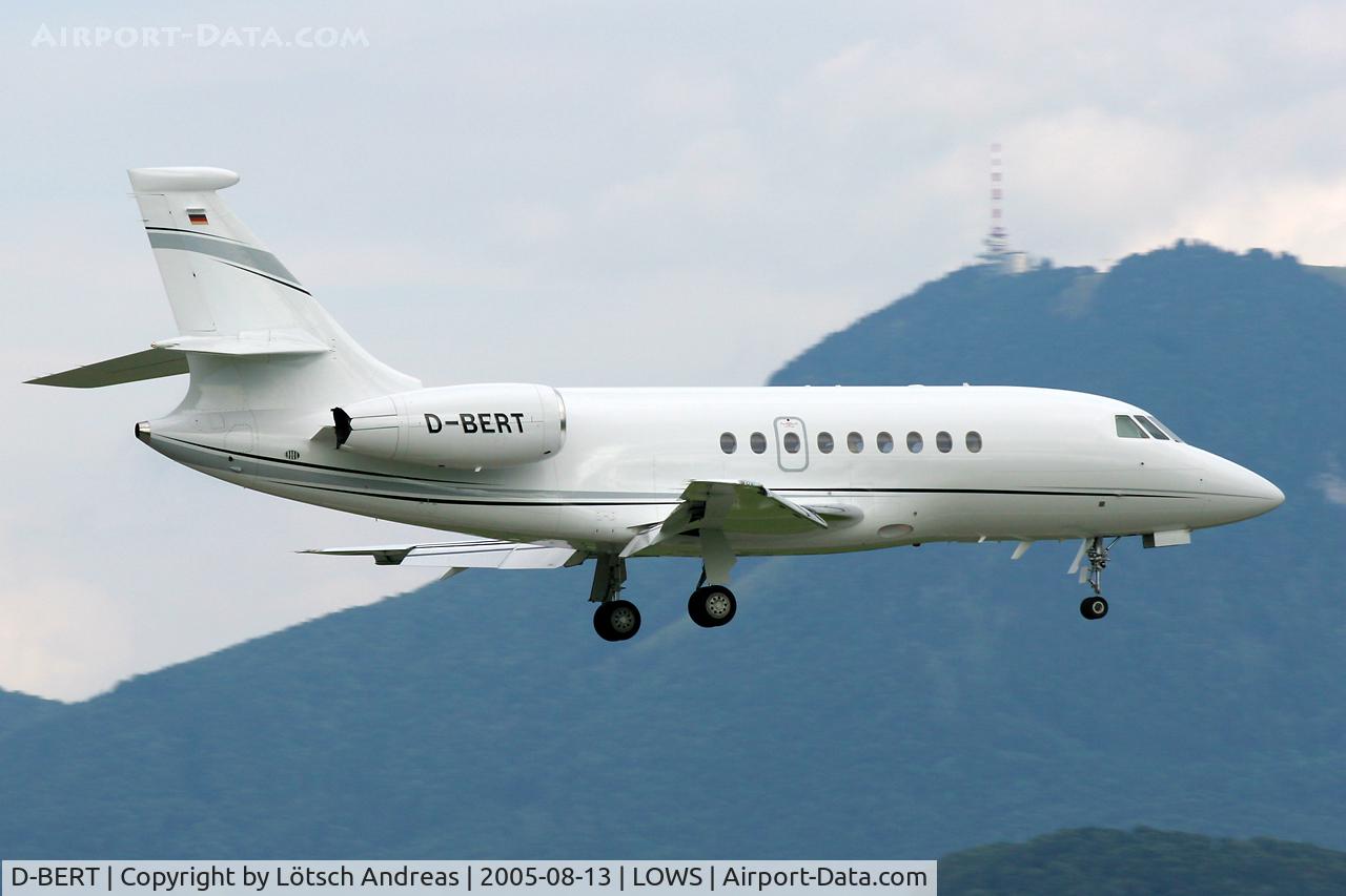 D-BERT, 2004 Dassault Falcon 2000EX C/N 30, landing