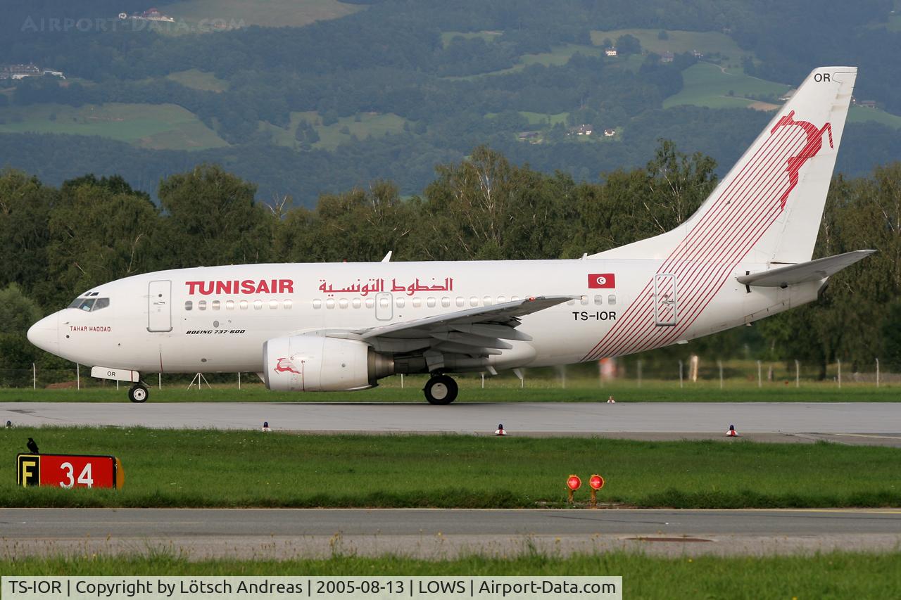 TS-IOR, 2001 Boeing 737-6H3 C/N 29502, ready for take off
