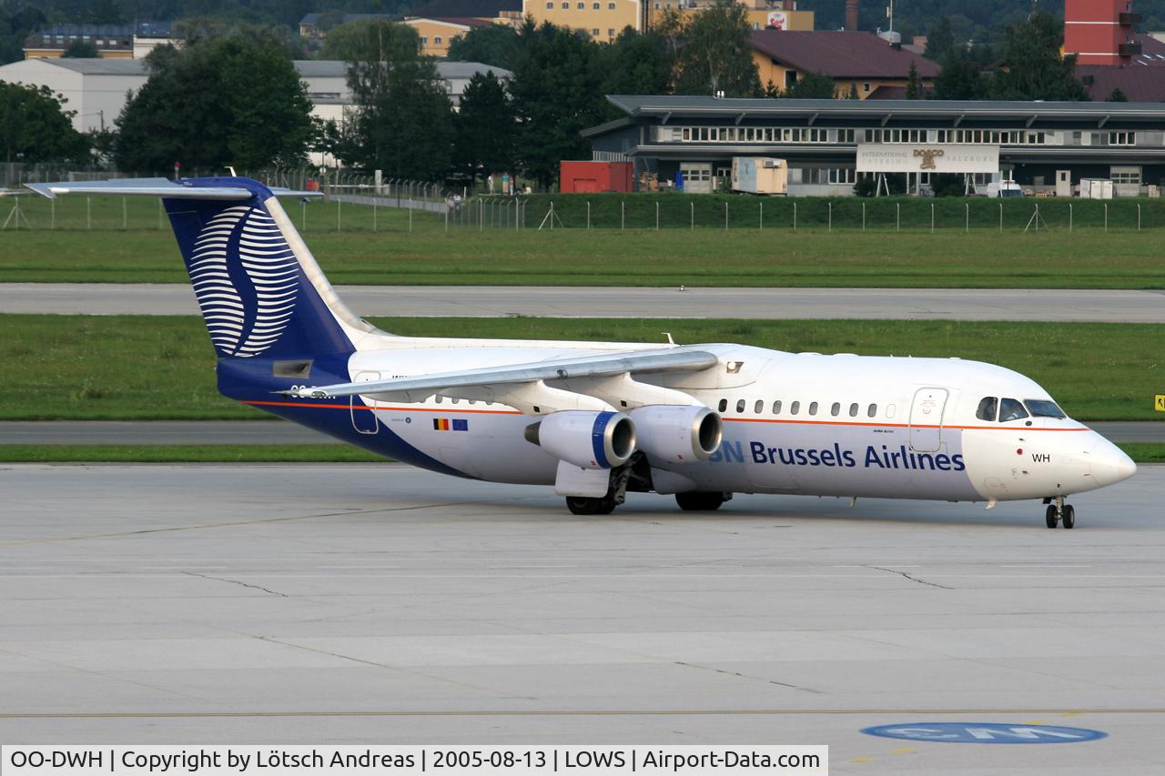 OO-DWH, 1998 British Aerospace Avro 146-RJ100 C/N E3340, go to Brussels