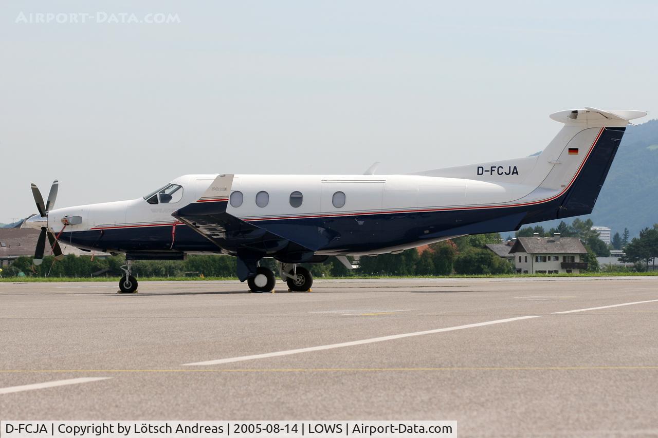 D-FCJA, 1997 Pilatus PC-12/45 C/N 177, nice visitor on apron
