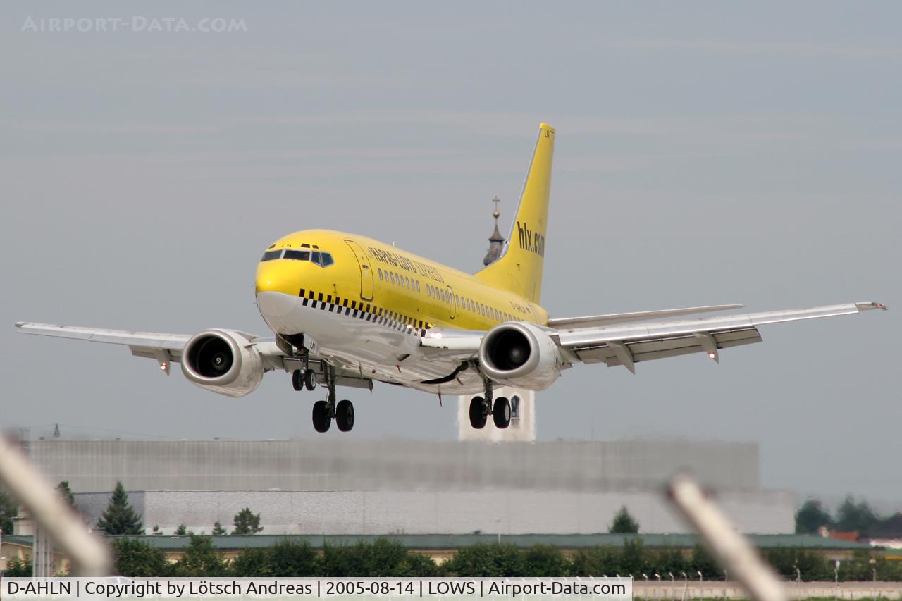 D-AHLN, 1991 Boeing 737-5K5 C/N 25062, approach from north